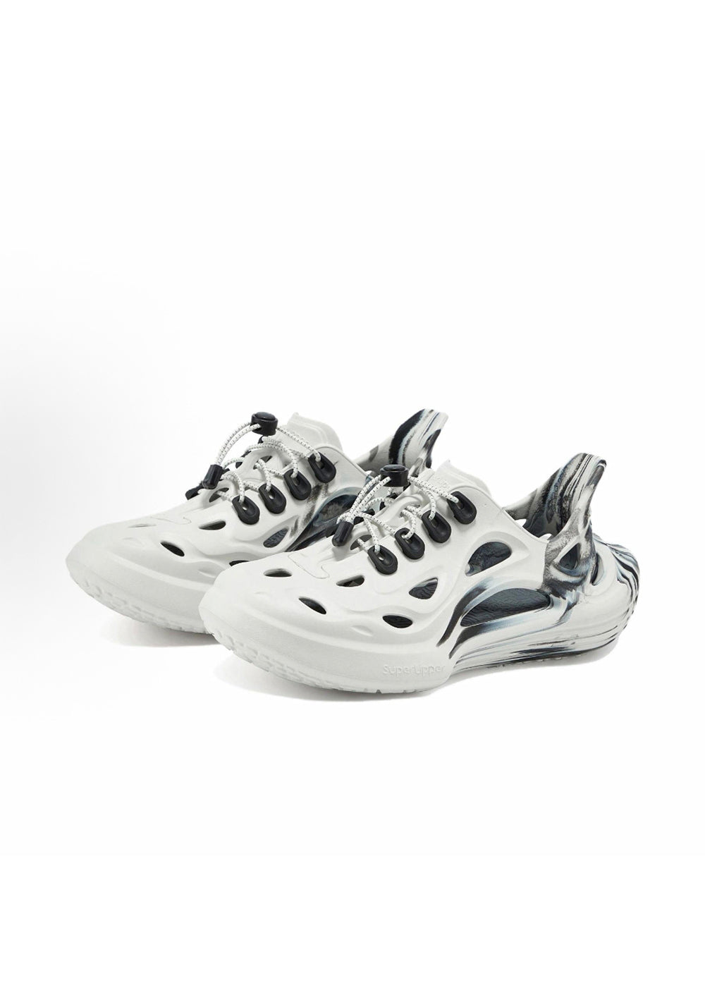 SUPERLIPPER丨Wave Foam Outdoor Sandals-White Ink Cloud - PSYLOS 1, SUPERLIPPER丨Wave Foam Outdoor Sandals-White Ink Cloud, Sandals, SUPERLIPPER, PSYLOS 1